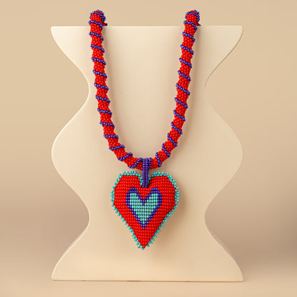 ELECTRIC HEART NECKLACE