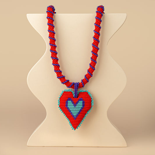 ELECTRIC HEART NECKLACE